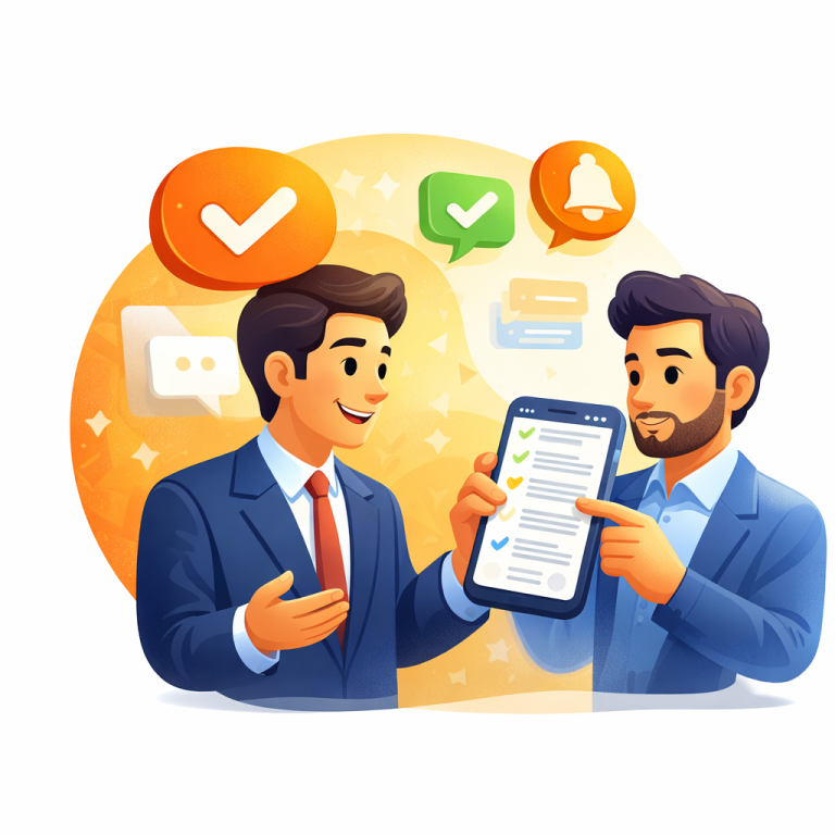 Convide clientes e compartilhe atualizações em tempo real com transparência.