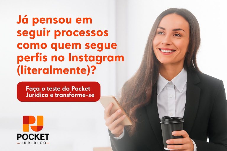 Já pensou em seguir processos como quem segue perfis no Instagram (literalmente)?