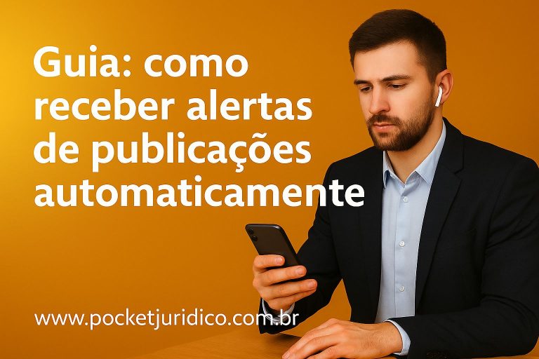 Guia: como receber alertas de publicações automaticamente
